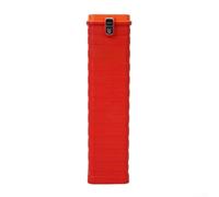 Seau de rangement portable pour tige de soudure 4 kg, récipient porte-électrodes compatible avec électrodes de 300 à 350 mm, support de soudage PP ABS avec couvercle (capuchon orange)