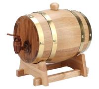 Seau de rangement pour la maison en fût de chêne vintage de 1,5 l