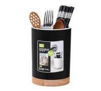 Seau de rangement pour vaisselle, porte-ustensiles de comptoir, Porte-ustensiles de comptoir Égouttoir à baguettes, Organisateur d'ustensiles à vidange rapide, support de séchage pour coupe-fruits,