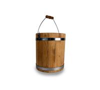 Seau de sauna en bois 10 L avec anse