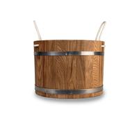 Seau de sauna en bois 35 L – chêne