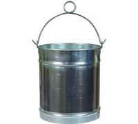Seau en acier avec poignée 9 Litres - Ø 22 x Hauteur 27 cm - marque VISIODIRECT