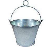 Seau en acier avec une poignée 4 Litres - Ø 22,5 x Hauteur 18 cm - marque VISIODIRECT