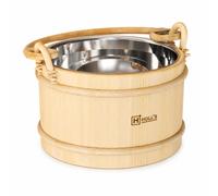 Seau en Inox Holl's pour sauna - 4L