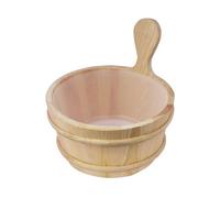 Seau en pin sawo 335-EP, 4L avec insert en plastique