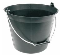 Taliaplast Seau de maçon plastique 11 L avec poignée noir 310183