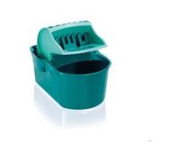 Seau essoreur Leifheit Profi Compact 55080, essore-housse de 8 L compatible avec lave-sol serpillère Leifheit Profi XL, turquoise