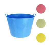 Seau flexible - FACILITYS - Robuste - Flexible - Coloré - Bleu - Garantie 2 ans - Idéal pour tâches quotidiennes
