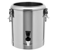 Seau isotherme, capacité 14 l, isolation thermique, argent