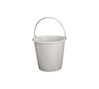 SEAU MENAGE 5L BLANC ALUMINIUM ET PLASTIQ - S5