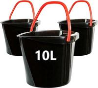 Seau ménager robuste de 10 litres, ECO, fabriqué dans l'UE