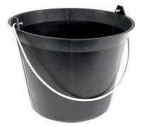 Seau plastique noir 11 litres - anse 5,3 mm TALIAPLAST