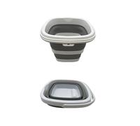 Seau Pliable en Silicone | 5 L | Petit Seau de Nettoyage | Seau de ménage Peu encombrant pour Lavage de Voiture, bac à Sable, Camping, extérieur, Linge, pêche, Camping-Car, Plage