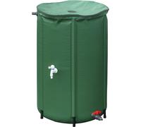 Seau pliant pour l'eau de pluie, 250 l, vert, 88 x 60 cm, en plastique