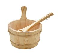 Seau pour la capacité de l'eau de sauna Universel Version complète | Ensemble seau et pelle - Accessoire de spa et de bien-être pour la maison, la maison, l'appartement, la salle de bain et la