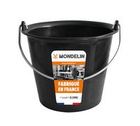 SEAU 12L PROCHOK NOIR ANSE 6,8MM MONDELIN - 341120