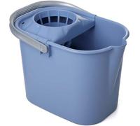 Seau rectangulaire pour mops Ibzoa® avec système d'essorage intégré – 13 L | Seau de nettoyage ergonomique en plastique sans BPA, conçu pour un nettoyage efficace