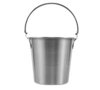 Seau Récupérateur de Graisse pour Barbecue de Camping 0,7 L | Poignée, Soudure sans Joint, Résiste aux Hautes Températures, Nettoyage Facile, Argenté, Usage Extérieur