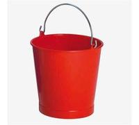Seau Rond 10 L Anse Inox Gilac Rouge