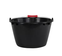 Seau rond éco-durable 15L - Poignée ergonomique - noir