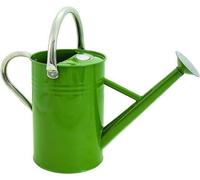 Seau vintage vert olive de 45 l, en acier galvanisé, avec 2 poignées