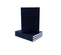 Seawhite 32416 - Black Cloth carnet de Croquis, carnet de Notes, Sketch Book, 140 g/m² Papier Universel adapté aux Supports secs et humides comme Le Crayon, Le marqueur, l'encre ou l'aquarelle
