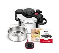 SEB Autocuiseur Clipso Minut Now+ P4900750 – 6 L, minuteur intelligent, induction