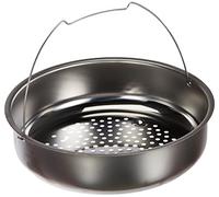 Seb Panier inox, Diamètre 23.5 cm, Rigide, Perforé, Pour cocotte-minute 8L/10 L et +, Livré sans support, Autocuiseur, Accessoire officiel 792654