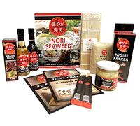 Seba Garden Sukoyaka Kit de fabrication de sushis complet de 9 pièces, idéal pour essayer ou comme cadeau - Guide multilingue (français non garanti)