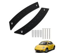 SEBLAFF Paire de poignées de porte intérieure gauche et droite en métal noir pour Beetle 1998-2010