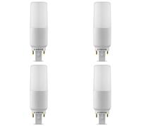 SEBSON Ampoule LED G24 7W équivalent 50W Blanc Neutre 4000K - Lot de 4 | Ampoule G24d universel (G24d-1, G24d-2, G24d-3), 660lm, Non Dimmable, 220° Larges Faisceaux, 230V