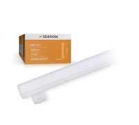 SEBSON Ampoule LED S14S 4W 400lm Blanc Chaud 3000K 230V | Ampoule LED remplaçant une Ampoule Halogène de 35W, Non Dimmable, 150° Larges Faisceaux, Ampoule LED Tube 30cm