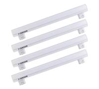 SEBSON Ampoule LED S14S 4W 400lm Blanc Chaud 3000K 230V - Lot de 4 | Ampoule LED remplaçant une Ampoule Halogène de 35W, Non Dimmable, 150° Larges Faisceaux, Ampoule LED Tube 30cm
