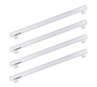 SEBSON Ampoule LED S14S 8W 880lm Blanc Chaud 3000K 230V - Lot de 4 | Ampoule LED remplaçant une Ampoule Halogène de 60W, Non Dimmable, 150° Larges Faisceaux, Ampoule LED Tube 50cm
