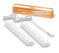 SEBSON Réglette LED Cuisine 30cm avec Prise 230V et Interrupteur