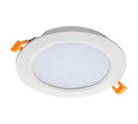 SEBSON® Spot LED Encastrable blanc extra plat 12W, 870lm, 230V, Blanc Chaud 3000K, Plafonnier Encastré avec Driver intégré, Panneau LED Ø168x24mm