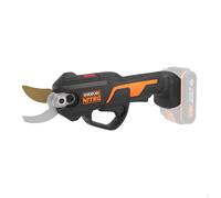 WORX Sécateur Brushless sans fil 20V WG330E.9 | Coupe jusqu'à 25 mm, moteur Brushless, jusqu'à 1 500 coupes par charge et PowerShare