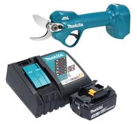 Sécateur à batterie Makita DUP 181 RF1 18 V 30 mm sans balais + 1 batterie 3,0 Ah + chargeur