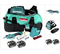 Sécateur à batterie Makita DUP 361 T 36 V (2x 18 V) + 2 batteries 5,0 Ah + sacoche - sans chargeur