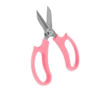 Sécateur à Main en Acier Inoxydable Rose, Ergonomique, pour Jardinage | Outil Multi-fonction, Poignées PP Confortables, Coupe Pratique, Usage en Jardinerie et Chez les Fleuristes