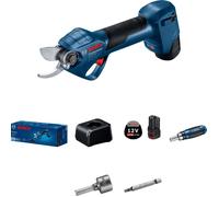 Bosch Sécateur sans fil 06019K1021 – 12V, 2 batteries 3.0 Ah, chargeur