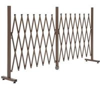 Sécateur de jardin télescopique, longueur réglable de 52 à 405 cm, aluminium, couleur marron, hauteur 103,5 cm