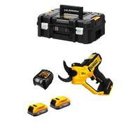 Sécateur DeWALT DCMPP568E2T (2 x 1,7 Ah Powerstack + DCB1102 + TSTAK II)