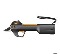 Fiskars Sécateur Sans Fil M Bypass, Batterie Lithium-Ion 8 V Intégrée, 2 Modes de Coupe, Jusqu'à 3 500 Coupes par Charge, Pour des Branches Jusqu'à Ø 25 mm, Câble de Charge USB-C, Noir/Orange, 1082297