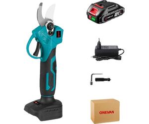 Sécateur électrique, conception sans fil, haute performance, 1 batterie, prise 1EU