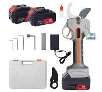 Sécateur électrique, lame de 50 mm, 24 V, 2 batteries de 3000 mAh, lames SK7