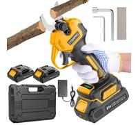 Sécateur Électrique Sans Fil - 30mm Secateur Electrique Professionnel avec 2x 2000mAh Batteries et Écran LCD, 600W Moteur sans Balais, pour Jardinage, Vigne, Arbre Fruitier