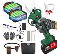 Secateur Electrique Sans Fil 50mm: Secateur Electrique - 21V Sécateur Électrique avec LCD-Anzeige & 2Pcs 3Ah Batterie Sécateur de Jardin