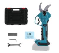 Sécateur Électrique Sans Fil Brushless, Diamètre de Coupe de 65 mm, Sécateur Electrique Professionnel Compatible avec Makita Batterie 18V, Professionnel Sécateur Lame Convient avec LCD