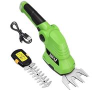 Sécateur électrique sans fil, coupe-bordures et taille-haie, recharge USB, 2 lames interchangeables